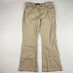 Lauren Ralph Lauren Jeans Women's Size 12 Classic Bootcut Tan